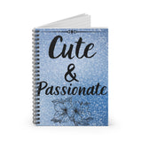 Cute & Passionate Spiral Notebook - Ruled Line