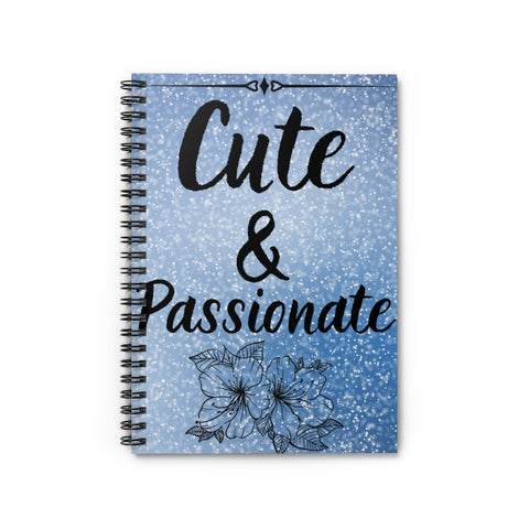 Cute & Passionate Spiral Notebook - Ruled Line
