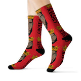 Red Chosen Royalty Socks