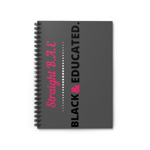 Straight BAE Spiral Notebook - Ruled Line