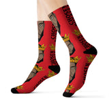 Red Chosen Royalty Socks