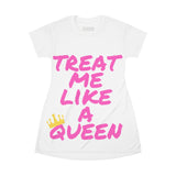 Queen Short Sleeve T-Shirt Dress