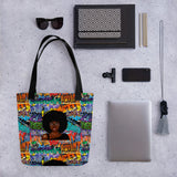 Afro Queen Graffiti Tote bag