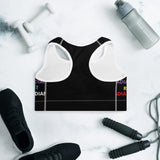 Rainbow Radiant Padded Sports Bra