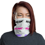 Notebook Paper "Radiant" Face Mask Neck Gaiter