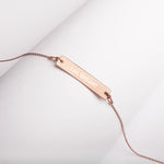 I am Radiant Bar Chain Necklace