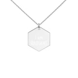 I am Radiant Hexagon Necklace